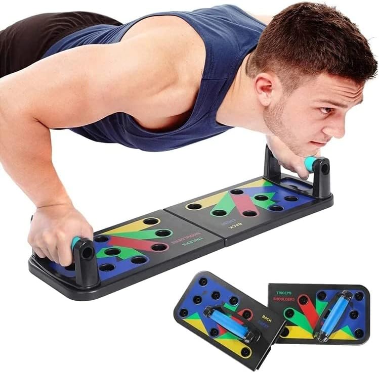 Tabla 9 en 1 de Pechadas para Pecho, Hombro, Triceps y Espalda
