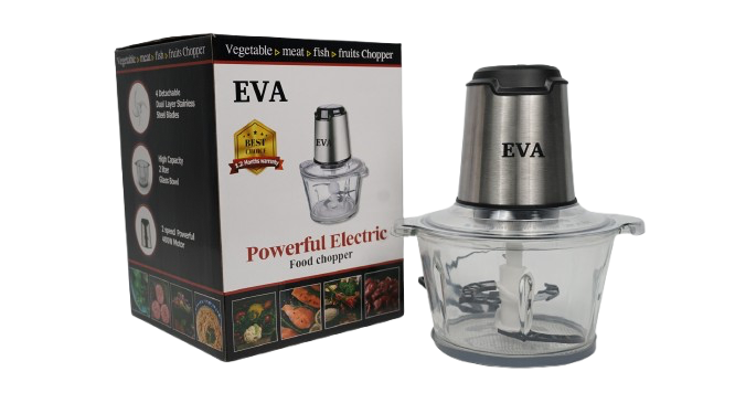 Procesador de Alimentos EVA 400W | Pica, Tritura y Mezcla Fácilmente