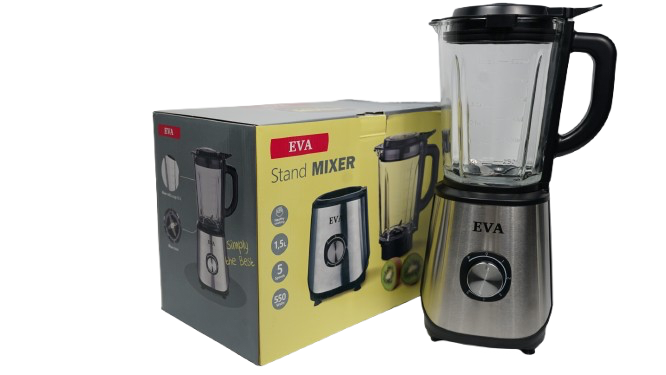 Licuadora EVA 1.5L 550W | Potente y Multifuncional para Cocina