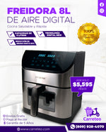 Freidora de Aire Digital Eytronic 8L - Cocina Sin Aceite y Eficiente