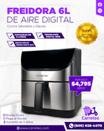 Freidora de Aire Digital Eytronic 6L | Cocina Saludable y Rápida