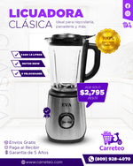 Licuadora EVA 1.5L 550W | Potente y Multifuncional para Cocina