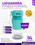 Licuadora Fitness Portátil Recargable | Batidos en Cualquier Lugar