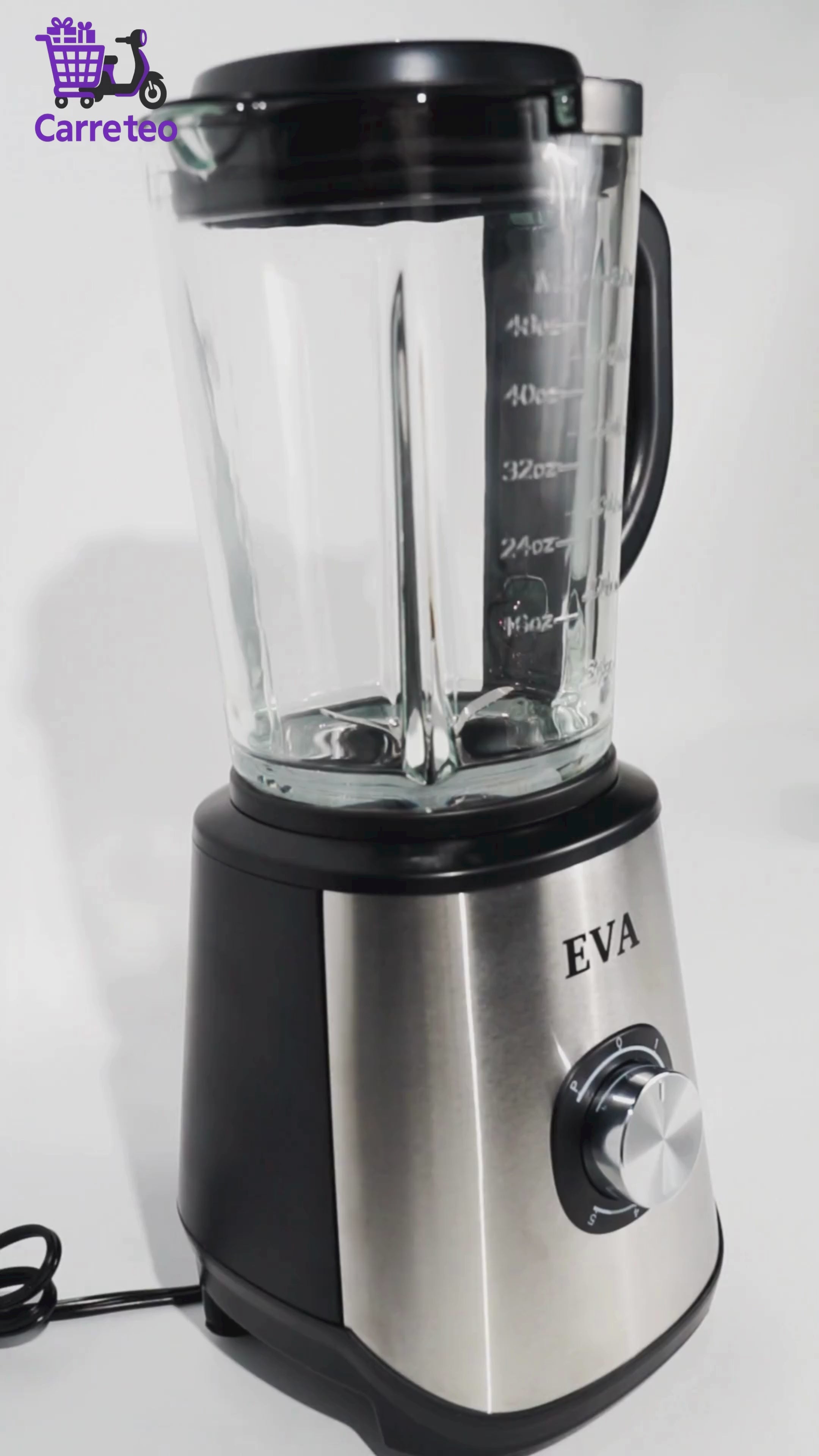 Licuadora EVA 1.5L 550W | Potente y Multifuncional para Cocina